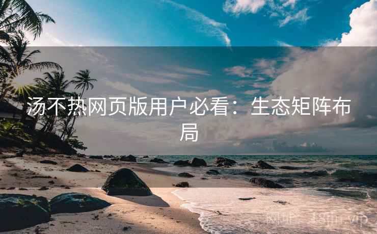 汤不热网页版用户必看：生态矩阵布局